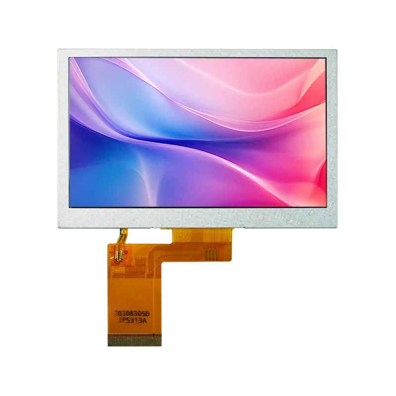 4.3 'Tavaliselt valge ruudu TFT LCD kuvarmoodul